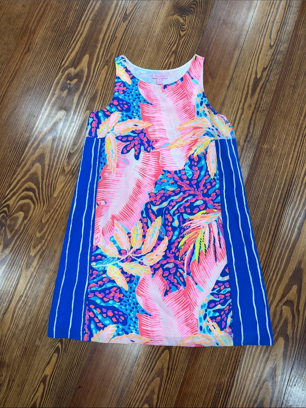 Lilly Pulitzer ' Tropical Tank Dress in Blue and Pink